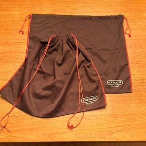 Coach Dust Cover Bag Set Of 2